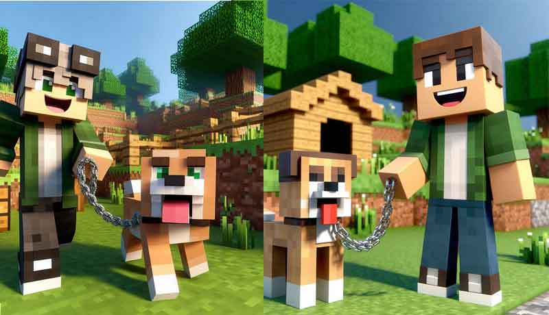 Comment adopter un chien dans Minecraft